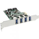 InLine 76664C 6 Port PCIe inkl. Low Profile Slotblech / Low Profile InLine 76664C 6 Port PCIe inkl. Low Profile Slotblech / Low Profile