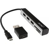 InLine OTG microUSB / USB 2.0 extern Multi Slot Kartenleser InLine OTG microUSB / USB 2.0 extern Multi Slot Kartenleser