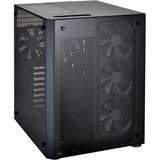 Lian Li PC-08WX mit Sichtfenster Wuerfel ohne Netzteil schwarz Lian Li PC-08WX mit Sichtfenster Wuerfel ohne Netzteil schwarz