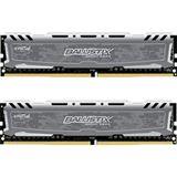 16GB Crucial Ballistix Sport LT grau DDR4-2400 DIMM CL16 Dual Kit 16GB Crucial Ballistix Sport LT grau DDR4-2400 DIMM CL16 Dual Kit