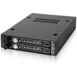 Icy Dock MB492SKL-B Wechselrahmen 2x2,5"SATA/