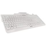 CHERRY KC 1000 SC USB Englisch wei&szlig;/grau (kabelgebunden)