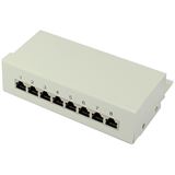 Good Connections Patchpanel 8-Port Cat6 geschirmt Desktop grau Good Connections Patchpanel 8-Port Cat6 geschirmt Desktop grau