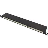 Good Connections Patchpanel 0,5HE 24-Port Cat6 geschirmt schwarz Good Connections Patchpanel 0,5HE 24-Port Cat6 geschirmt schwarz