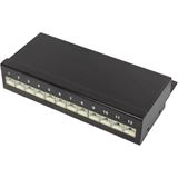 Good Connections Patchpanel 12-Port Cat6a geschirmt Desktop schwarz Good Connections Patchpanel 12-Port Cat6a geschirmt Desktop schwarz