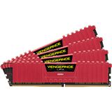 64GB Corsair Vengeance LPX rot DDR4-2133 DIMM CL13 Quad Kit 64GB Corsair Vengeance LPX rot DDR4-2133 DIMM CL13 Quad Kit