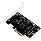 Silverstone SST-ECM20, 2 Ports M.2 Erweiterungskarte, PCIe Silverstone SST-ECM20, 2 Ports M.2 Erweiterungskarte, PCIe