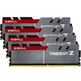 16GB G.Skill Trident Z silber/rot DDR4-3866 DIMM CL18 Quad Kit 16GB G.Skill Trident Z silber/rot DDR4-3866 DIMM CL18 Quad Kit