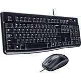 Logitech MK120 Schweizer Deutsch USB schwarz
