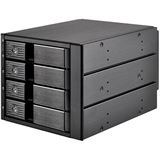 Silverstone SST-FS304B 3x 5,25 Zoll Hot-Swap für 4x 3,5 Zoll HDD Silverstone SST-FS304B 3x 5,25 Zoll Hot-Swap für 4x 3,5 Zoll HDD