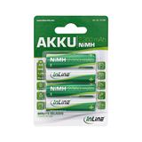 InLine HR6 Nickel-Metall-Hydrid AA Mignon Akku 2350 mAh 4er Pack InLine HR6 Nickel-Metall-Hydrid AA Mignon Akku 2350 mAh 4er Pack