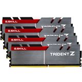 32GB G.Skill Trident Z silber/rot DDR4-3200 DIMM CL14 Quad Kit 32GB G.Skill Trident Z silber/rot DDR4-3200 DIMM CL14 Quad Kit
