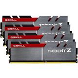 32GB G.Skill Trident Z silber/rot DDR4-3600 DIMM CL17 Quad Kit 32GB G.Skill Trident Z silber/rot DDR4-3600 DIMM CL17 Quad Kit