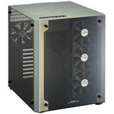 Lian Li PC-O8 mit Sichtfenster Wuerfel ohne Netzteil gruen Lian Li PC-O8 mit Sichtfenster Wuerfel ohne Netzteil gruen