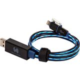 Realpower RealPower Floating lightning/micro USB Cable blau Realpower RealPower Floating lightning/micro USB Cable blau