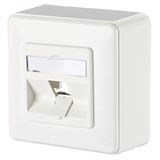 BTR Metz Connect Datendose Modul Anschlussdose, AP, Aufputz, 1 Port,