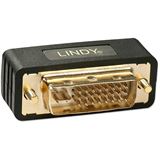 Lindy DVI-I Adapter DVI 24+5 Stecker auf DVI 24+5 Buchse Schwarz Lindy DVI-I Adapter DVI 24+5 Stecker auf DVI 24+5 Buchse Schwarz