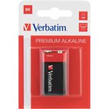 Verbatim 6LR61 Alkaline E Block Batterie 9.0 V 1er Pack