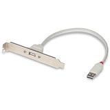 Lindy USB 2.0 Slotblechadapter 1 x USB Typ A