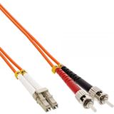 (€7,90*/1m) 1.00m InLine LWL Duplex Patchkabel 50/125 µm (€7,90*/1m) 1.00m InLine LWL Duplex Patchkabel 50/125 µm