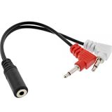 (€26,00*/1m) 0.15m InLine Audio Adapterkabel gewinkelt unten (€26,00*/1m) 0.15m InLine Audio Adapterkabel gewinkelt unten