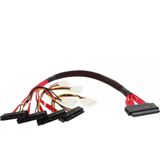 (€77,80*/1m) 0.50m InLine SAS 6Gb/s Anschlusskabel SFF-8484 (€77,80*/1m) 0.50m InLine SAS 6Gb/s Anschlusskabel SFF-8484