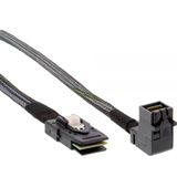 (€45,80*/1m) 0.50m InLine SAS 6Gb/s Anschlusskabel gewinkelt (€45,80*/1m) 0.50m InLine SAS 6Gb/s Anschlusskabel gewinkelt