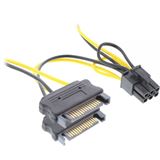 InLine Stromadapter intern, 2x SATA zu 6pol. für PCIe InLine Stromadapter intern, 2x SATA zu 6pol. für PCIe