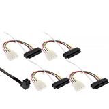 (€93,80*/1m) 0.50m InLine SAS 6Gb/s Anschlusskabel SFF-8643 (€93,80*/1m) 0.50m InLine SAS 6Gb/s Anschlusskabel SFF-8643