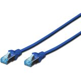 (&euro;7,80*/1m) 0.50m Digitus Cat. 5e Patchkabel SF/UTP RJ45 Stecker