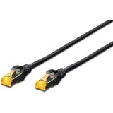 (&euro;9,80*/1m) 0.50m Digitus Cat. 6a Patchkabel S/FTP RJ45 Stecker