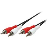 (€0,22*/1m) 10.00m LogiLink Audio Anschlusskabel 2xCinch Stecker (€0,22*/1m) 10.00m LogiLink Audio Anschlusskabel 2xCinch Stecker