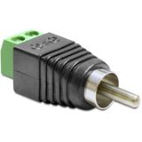 Delock Adapter Terminalblock 2Pin zu Cinch Stecker
