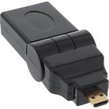 InLine HDMI Adapter HDMI-Buchse auf HDMI Typ D Stecker Schwarz InLine HDMI Adapter HDMI-Buchse auf HDMI Typ D Stecker Schwarz