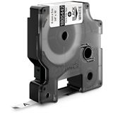 Dymo Rhino Polyester 6mm x 5.5m schwarz auf wei&szlig;