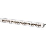 Metz Connect BTR Patchfeld E-DAT modul, Cat 6a, 24 Port, 19",