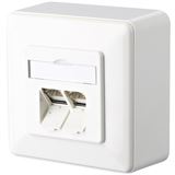 Metz Connect BTR Datendose E-DAT C6A, Cat.6A (ISO), 2-fach, Aufputz,