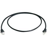 (&euro;7,90*/1m) Teleg&auml;rtner Cat. 6a Patchkabel S/FTP Schwarz