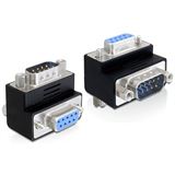 Delock Adapter D-Sub9 St/Bu 90&oslash; Winkel