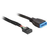 (€6,51*/1m) 0.45m Delock USB3.0 Adapterkabel usb pfostenstecker (€6,51*/1m) 0.45m Delock USB3.0 Adapterkabel usb pfostenstecker