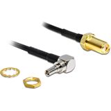 (€54,50*/1m) 0.20m Delock WLAN Antennenkabel gewinkelt SMA (€54,50*/1m) 0.20m Delock WLAN Antennenkabel gewinkelt SMA