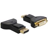 Delock Displayport 1.1 Adapter Displayport Stecker auf DVI 24+5 Delock Displayport 1.1 Adapter Displayport Stecker auf DVI 24+5