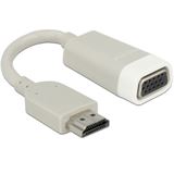 Delock HDMI Adapter HDMI-Stecker auf VGA 15pol Buchse Grau Delock HDMI Adapter HDMI-Stecker auf VGA 15pol Buchse Grau