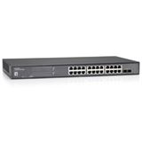 LevelOne GEU Rackmount Gigabit Switch, 24x RJ-45, 2x SFP LevelOne GEU Rackmount Gigabit Switch, 24x RJ-45, 2x SFP