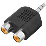 Logilink Audio Adapter LogiLink 1x Mini 3,5mm -> 2x Cinch St/Bu Logilink Audio Adapter LogiLink 1x Mini 3,5mm -> 2x Cinch St/Bu