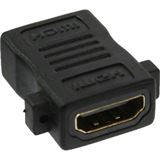 InLine HDMI Adapter HDMI-Buchse auf HDMI-Buchse Schwarz 4K / InLine HDMI Adapter HDMI-Buchse auf HDMI-Buchse Schwarz 4K /
