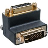 InLine DVI-I Adapter gewinkelt DVI 24+5 Stecker auf DVI 24+5 Buchse InLine DVI-I Adapter gewinkelt DVI 24+5 Stecker auf DVI 24+5 Buchse