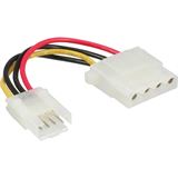InLine Stromadapter, 8,89cm (3,5") Buchse zu 13,34cm InLine Stromadapter, 8,89cm (3,5") Buchse zu 13,34cm