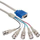 (€8,90*/1m) 1.00m InLine BNC Anschlusskabel VGA 15pol Stecker (€8,90*/1m) 1.00m InLine BNC Anschlusskabel VGA 15pol Stecker
