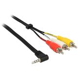 (€3,27*/1m) 1.50m Delock Audio/Video Adapterkabel 3.5mm Klinke (€3,27*/1m) 1.50m Delock Audio/Video Adapterkabel 3.5mm Klinke